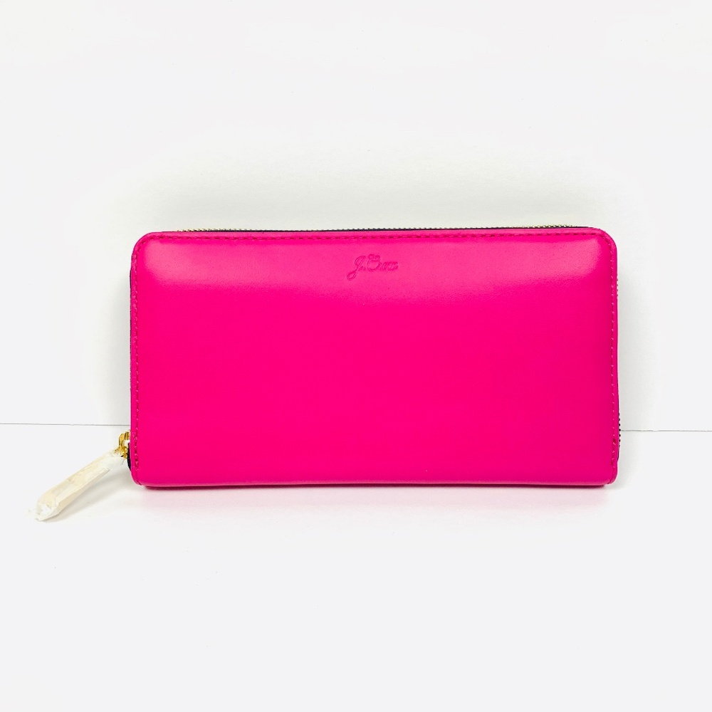 J. Crew Harper Continental Wallet In Leather